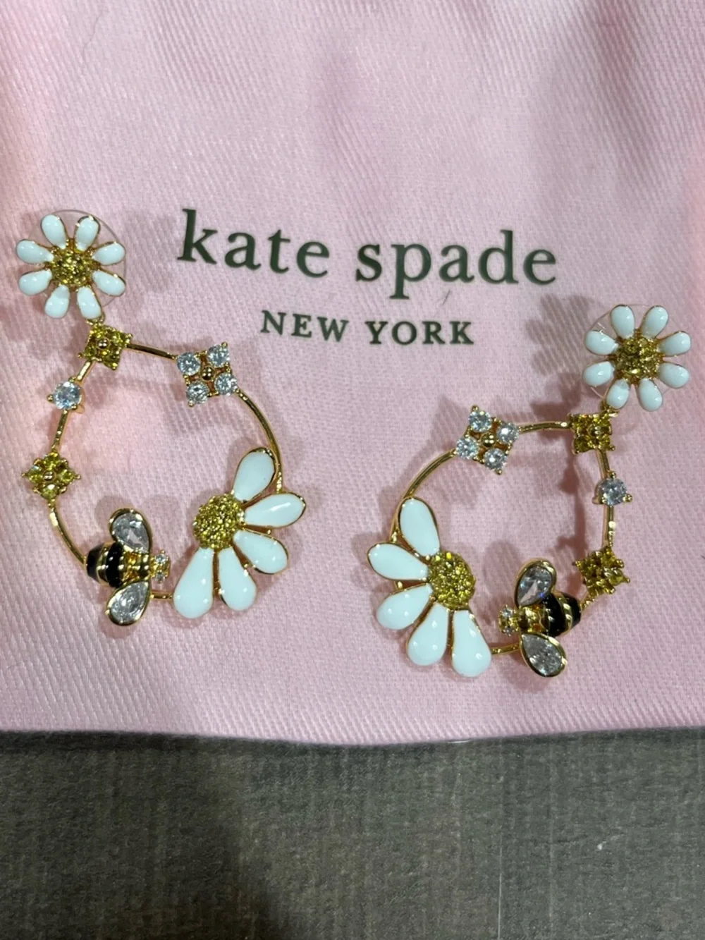Kate Spade Bee Earrings - Picture 2 of 3